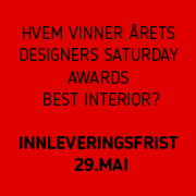 Designers' Saturday Oslo Awards 2019. Best Interior. Frist: 29. mai 2019.