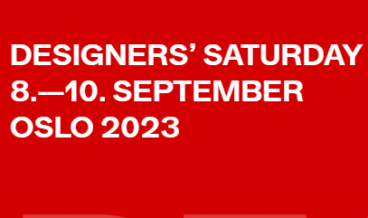 Designers' Saturday 2023, 8.-10. september