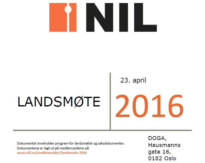 NILs landsmøte 2016 ble avholdt på DOGA. Ny styresammensetning i NIL.