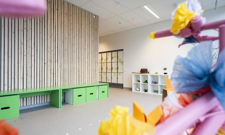 Korridor og utstillingsområde