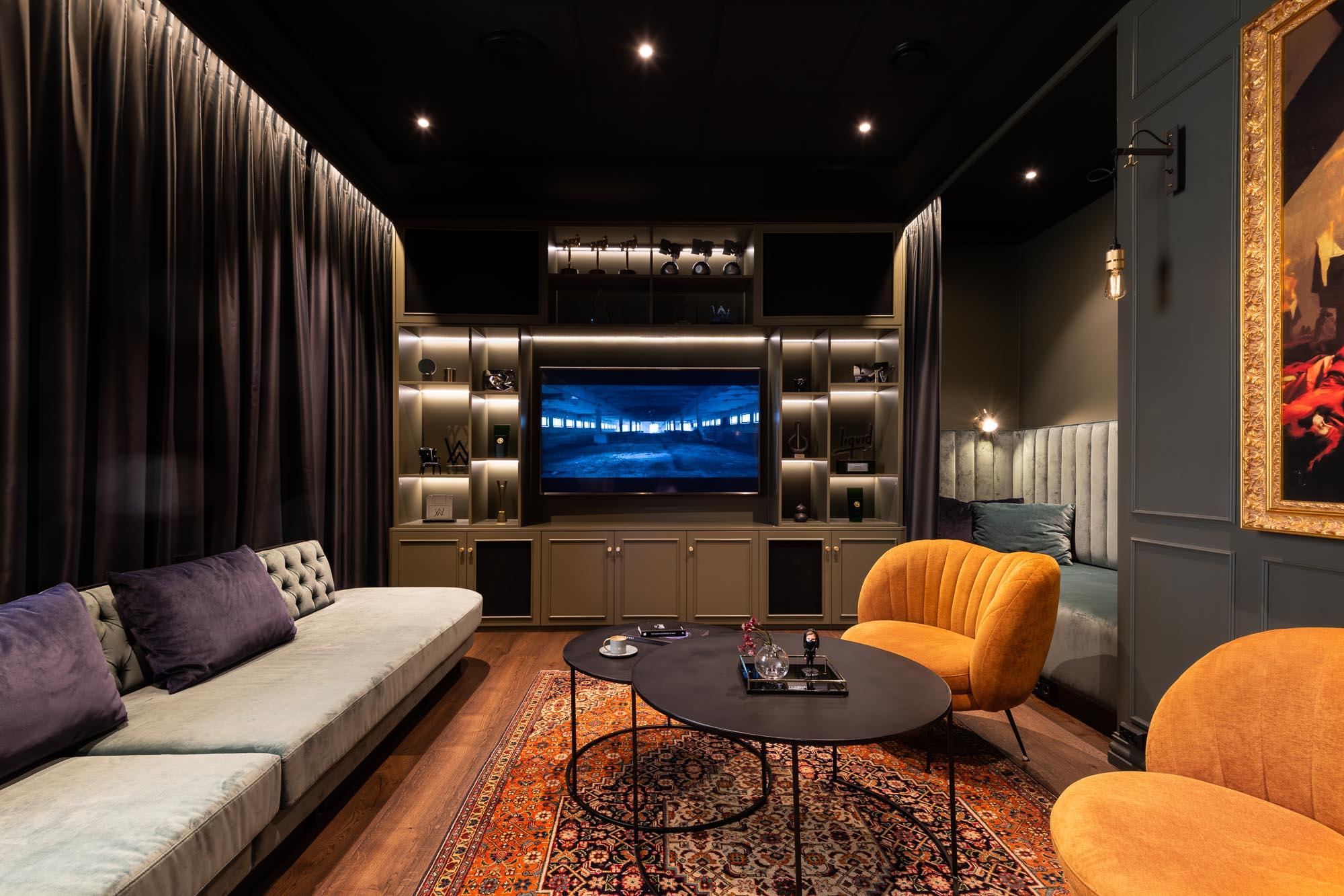 Visningslounge for musikkstudio