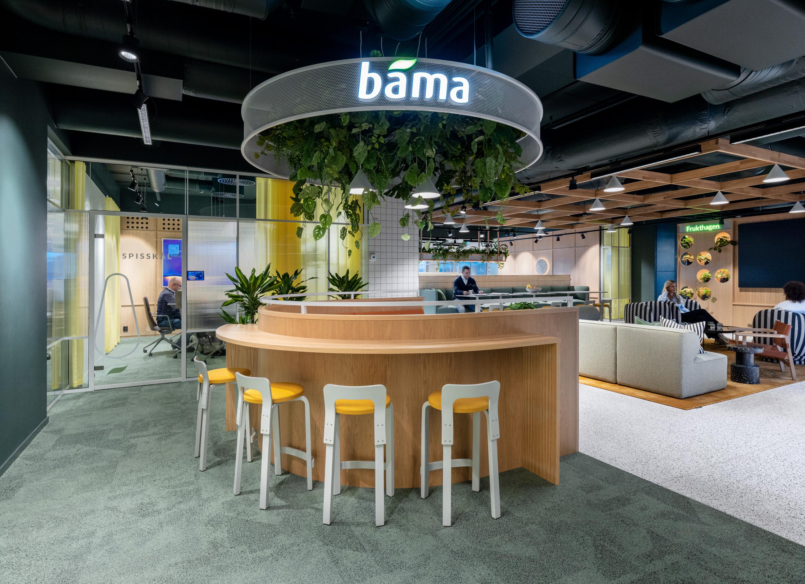 Ankomstsone med lysskilt