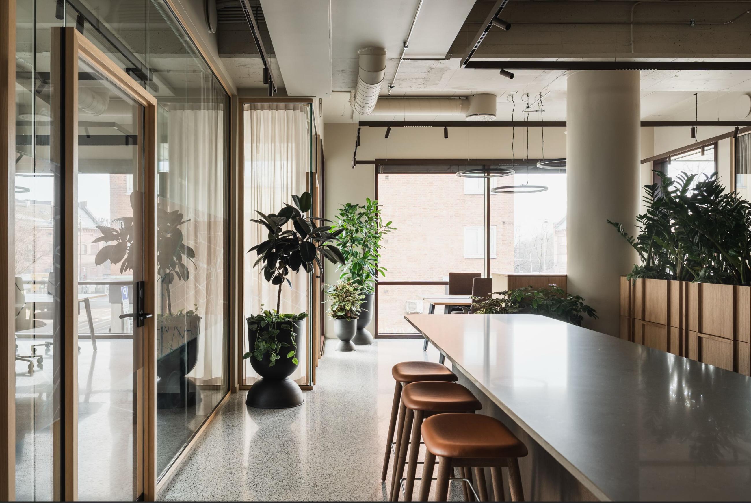 Oversiktsbilde fra inngang