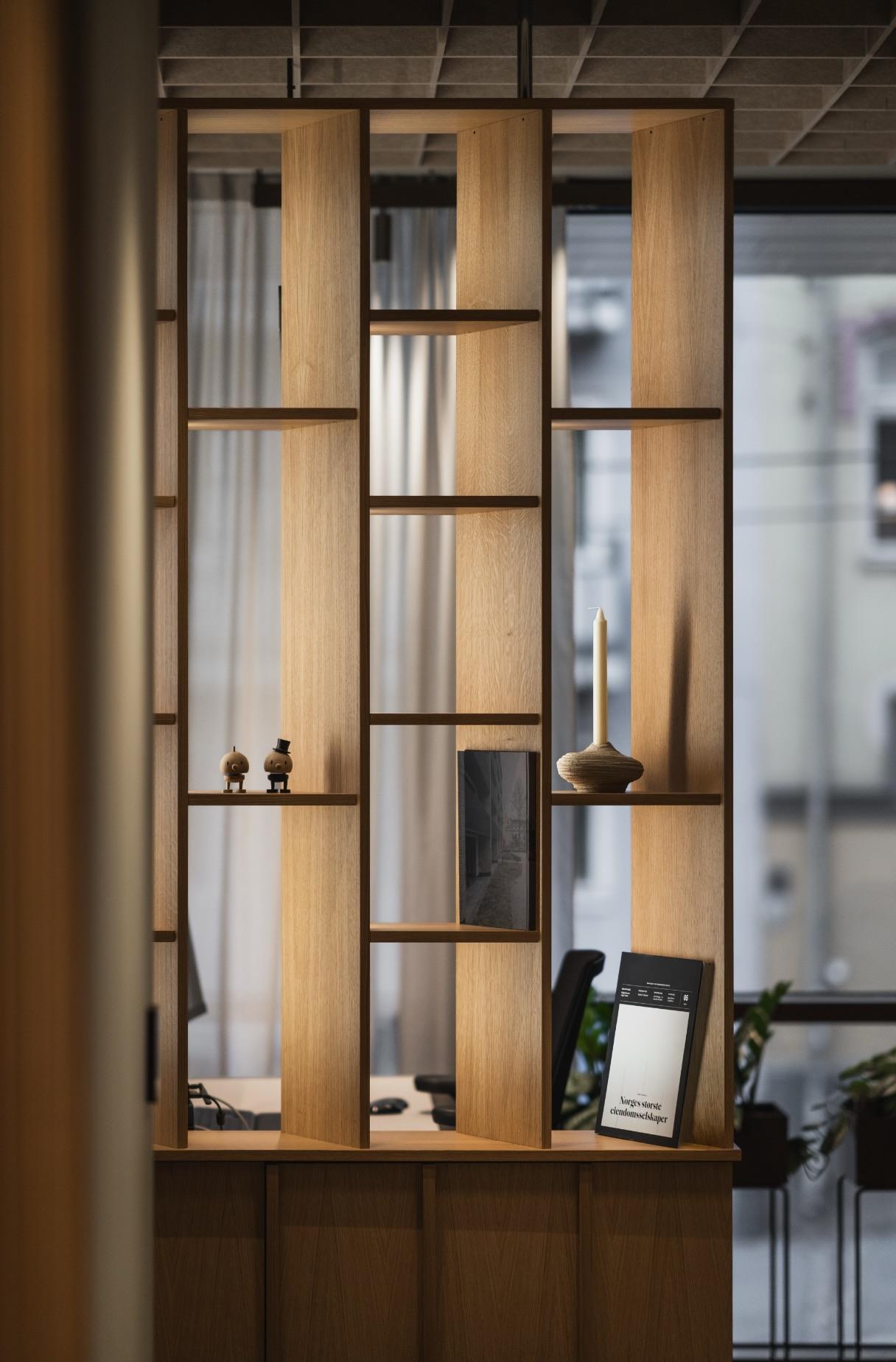 Romdeler med lyseffekt