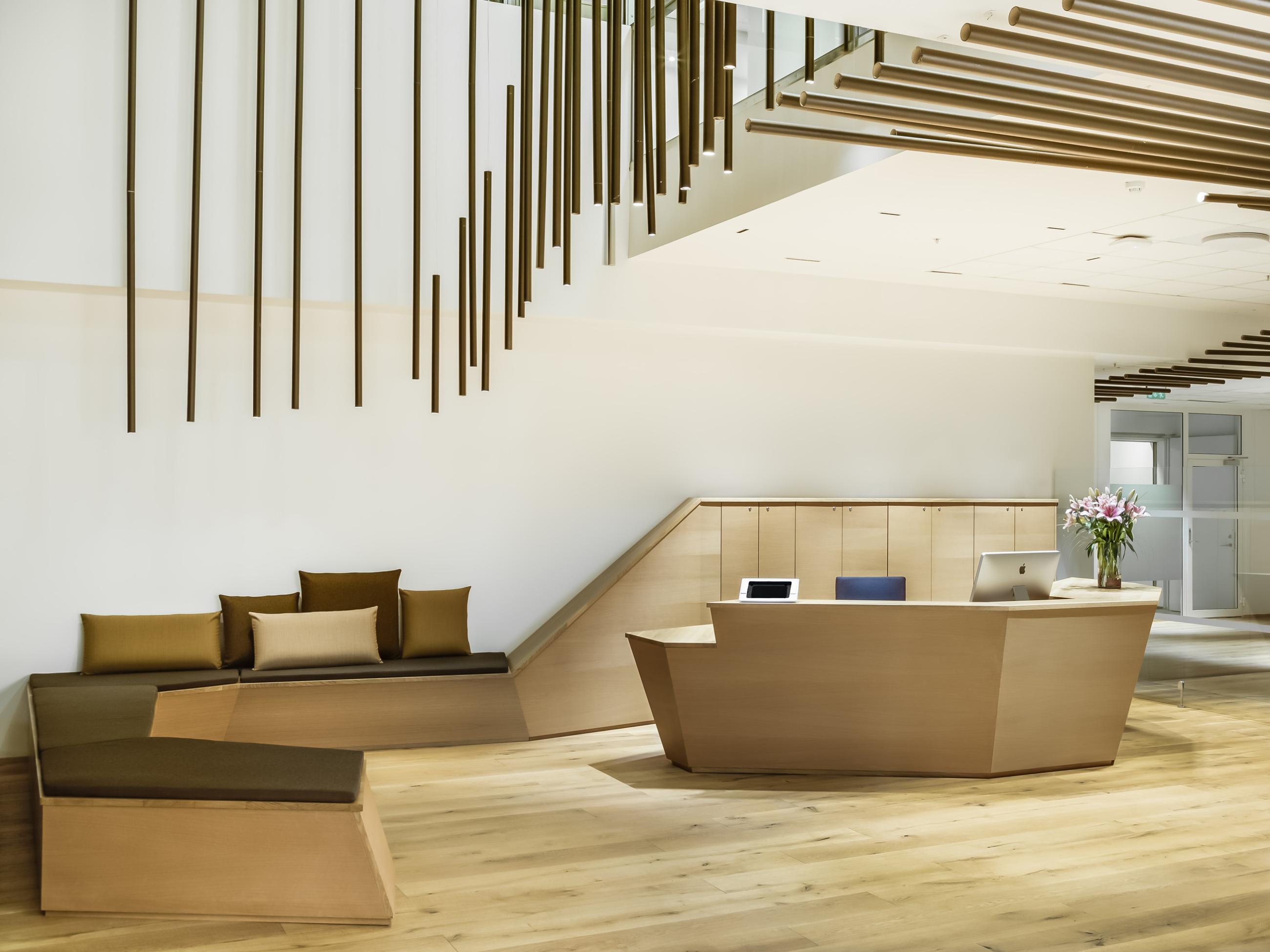 Felles resepsjon i 3. etasje