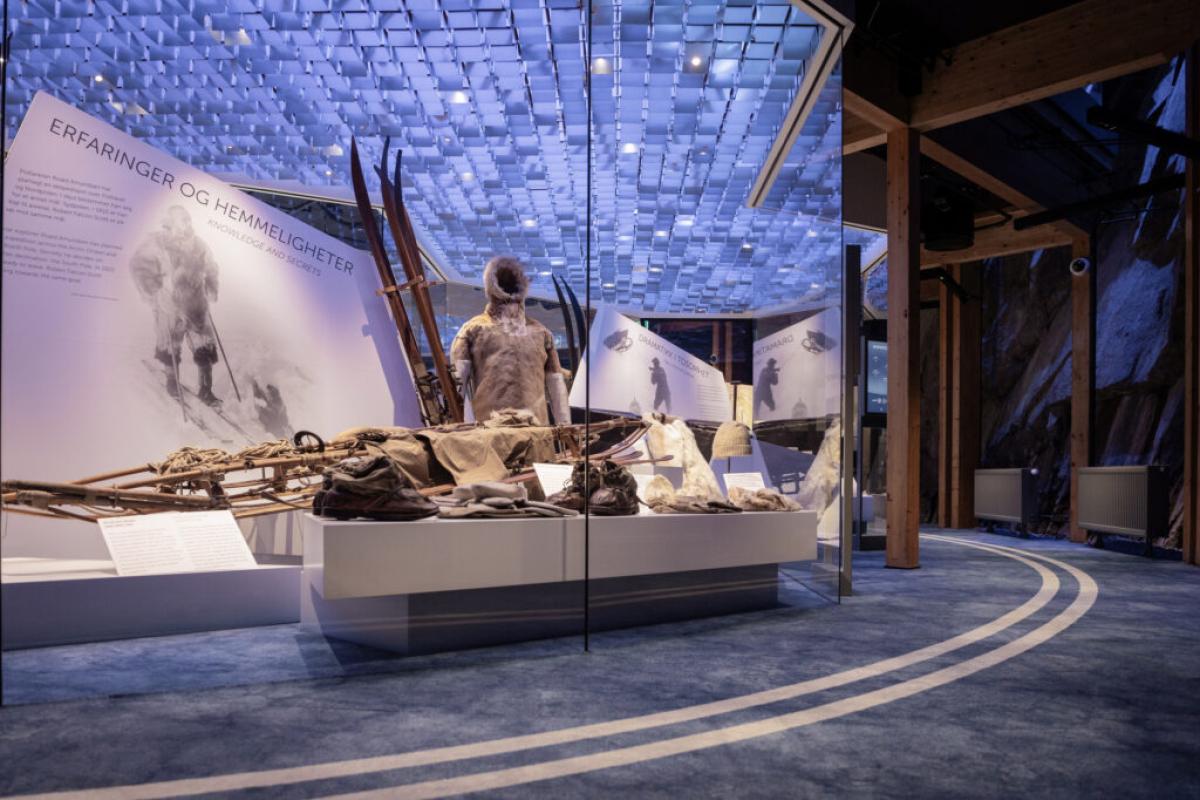 Polarutstillingen i Skimuseet i Holmenkollen. Foto: Andreas Bache-Wiig