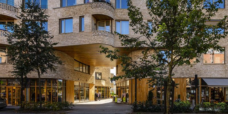 Vinner av Statens arkitekturpris 2025, Wesselkvartalet. Foto: Nils Petter Dale